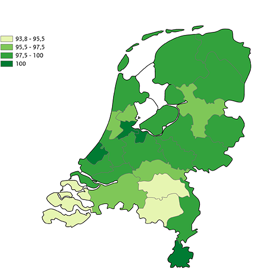 Krt NL Ambulance standplaatsen bereik binnen 15 minuten 2025