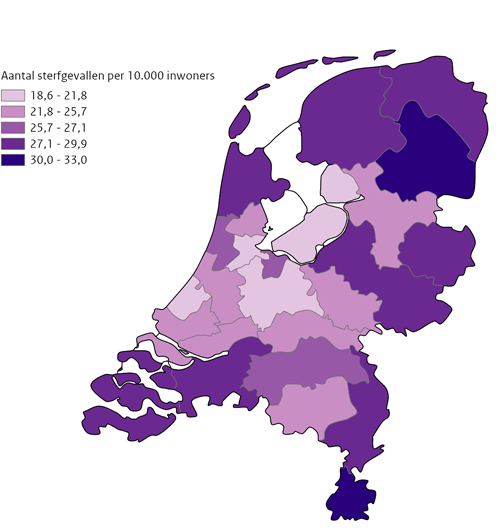 Sterfte door kanker